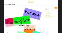 Desktop Screenshot of eltaller.org